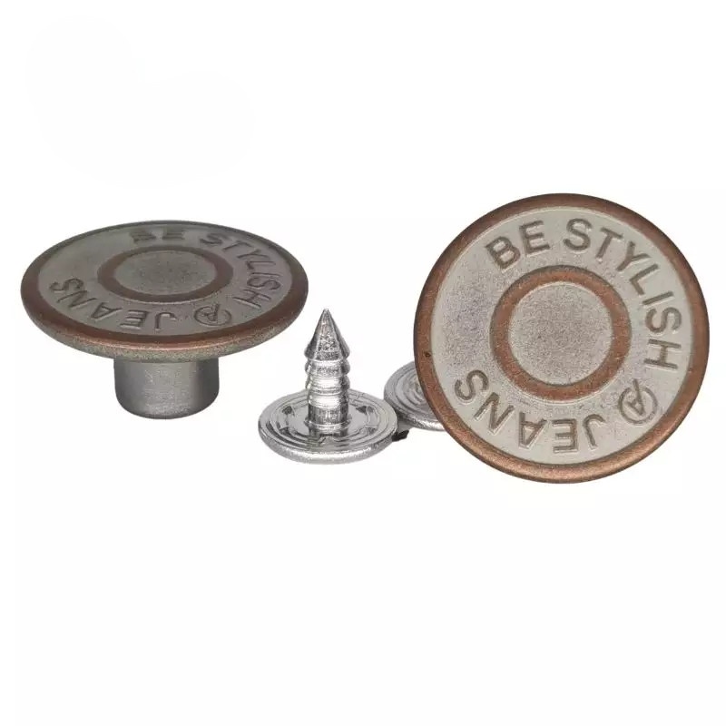 Frame Jeans Button Custom Logo Metal Jeans Buttons