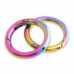 Zinc Alloy Spring Open Ring