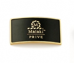 Custom Zinc Alloy Engraved Label