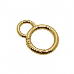 Double Loop Clasp Ring For Bags