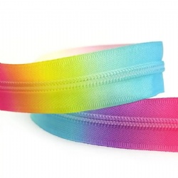 Waterproof Rainbow Nylon Zipper Tape