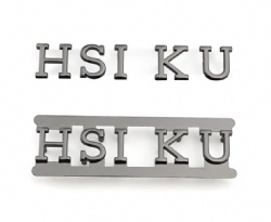 Purse Hardware Metal Plate Logo