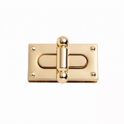 Light Gold Alloy Enamel Bag Lock