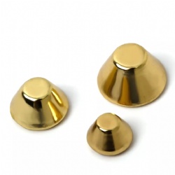 Metal die-cast dome rivet