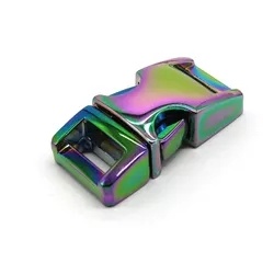 Rainbow Release Buckle For Collar